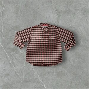 Red & Black Plaid Button Up